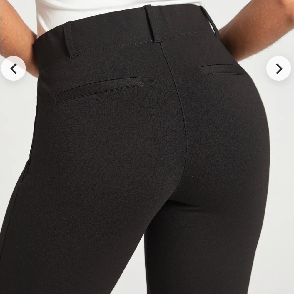Betabrand Classic Black Dress Pant Yoga Pant 2XL Long - Picture 5 of 10